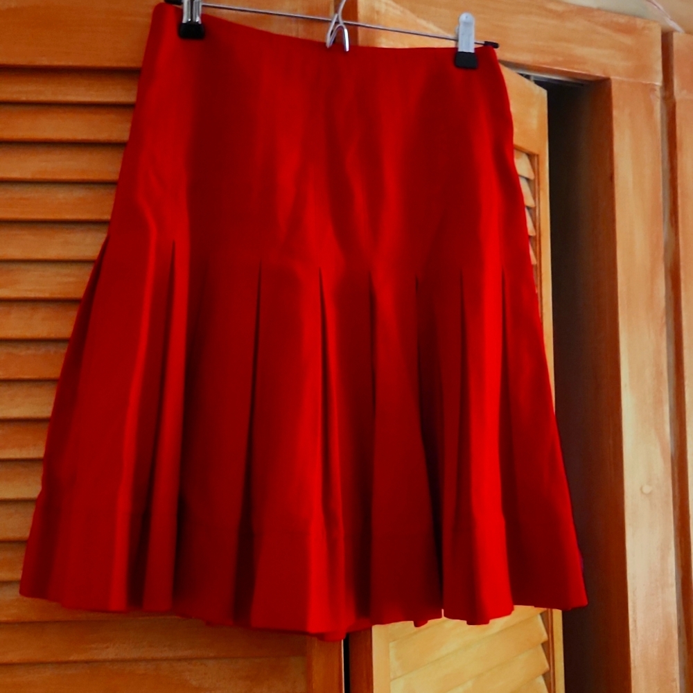 Ralph Lauren red skirt